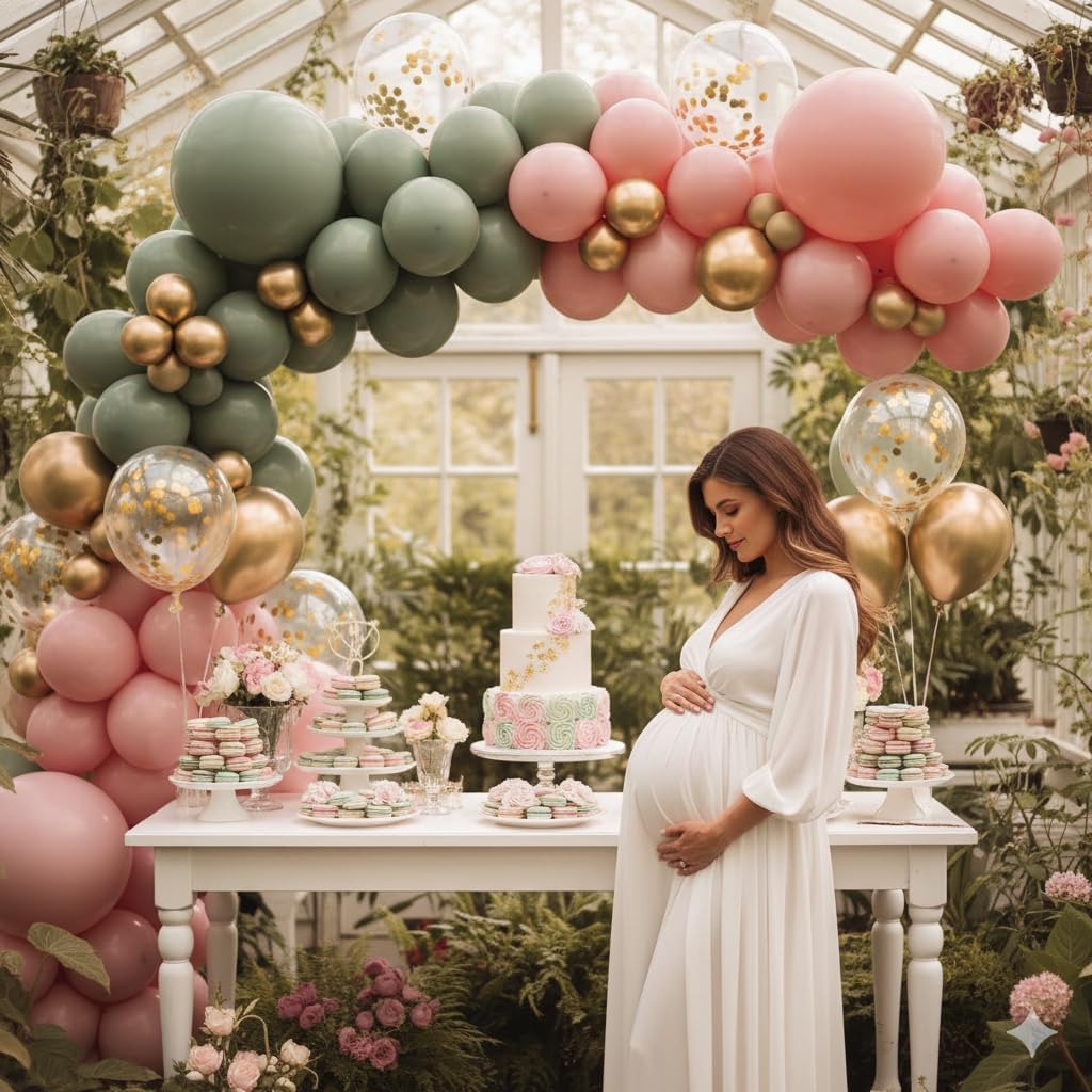 Pastellrosa und lilafarbene Ballons, 12-Zoll-Metallic-Lila-Flieder-Pink-Konfetti-Ballon-Set für Mädchen, Frauen, Kpop, Schmetterling-Geburtstag, Babyparty, Brautparty, Hochzeit, Prinzessin, Disco, Musikparty-Dekorationen