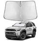 EcoNour Car Windshield Sunshade | Blocks 99% Heat & Keeps Interior Cool | Universal Fits Cars, SUVs, Trucks | Automotive Sun Screen, Visor & Car Accessories for Summer | Medium (64x32 Inches)