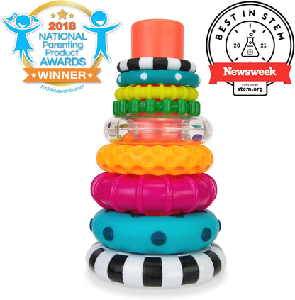 Sassy Stacks of Circles: A Fun and Educational STEM Toy for Little Ones