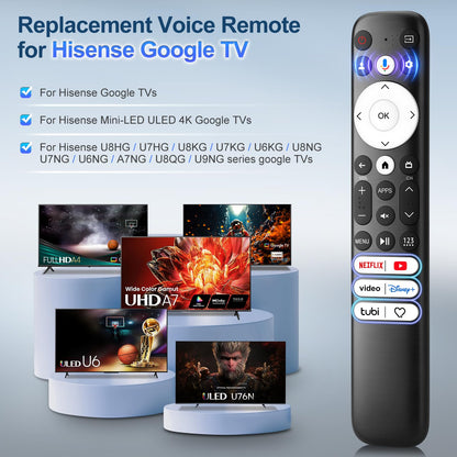 【Pack of 2】 Universal for Samsung-Smart-TV-Remote-Control Replacement for 2016-2026 All Samsung TVs