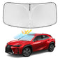 for Toyota Tacoma 2016-2023 2024 2025 2026 Sun Shade Sunshade Windshield Cover - 4 Layers Front Window Shade Custom Fit Tacoma 2Dr 4Dr Pickup Sun Visor 240T Shade Blocks UV Rays Car Accessories