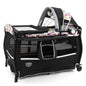 BABY JOY 4 in 1 Pack and Play, Portable Baby Playard with Bassinet & Flip-Away Changing Table, Canopy, Portable Bedside Crib with Storage Basket, Oxford Bag, Infant Bassinet from Newborn to Toddlers