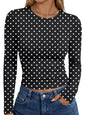 Trendy Queen Womens Long Sleeve T Shirts Fall Fashion Basic Y2K Tops 2026