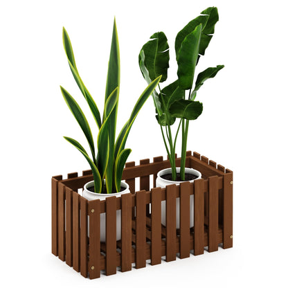 Furinno FG17478 Tioman Outdoor Patio Furniture Hardwood Potting Bench, Natural