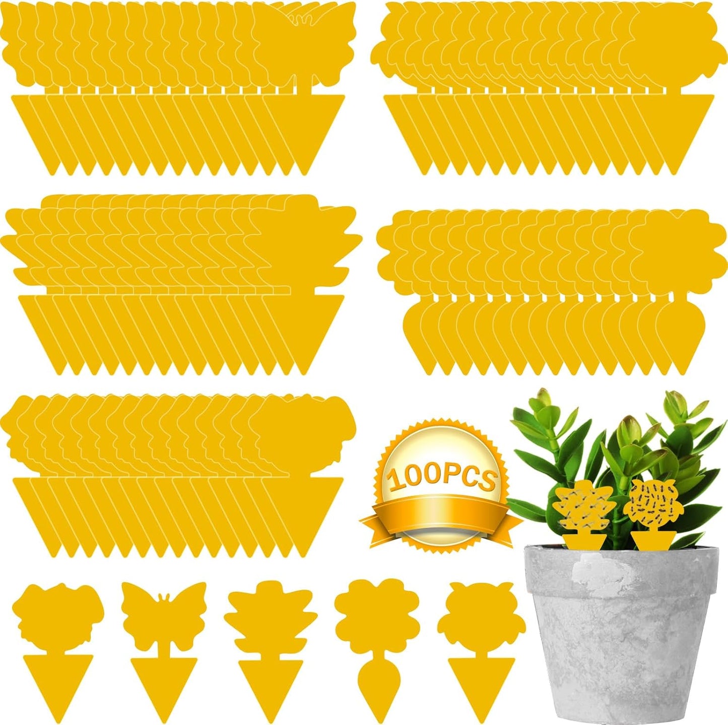 Yellow-100pcs