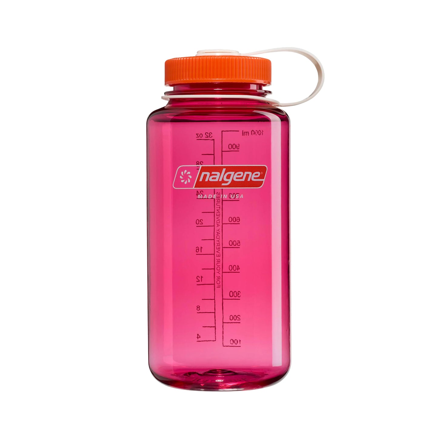 Nalgene 32 oz Wide Mouth Water Bottle | BPA-Free, Durable & Leak Proof, Lightweight Bottle for Hiking & Gym, Work & Travel