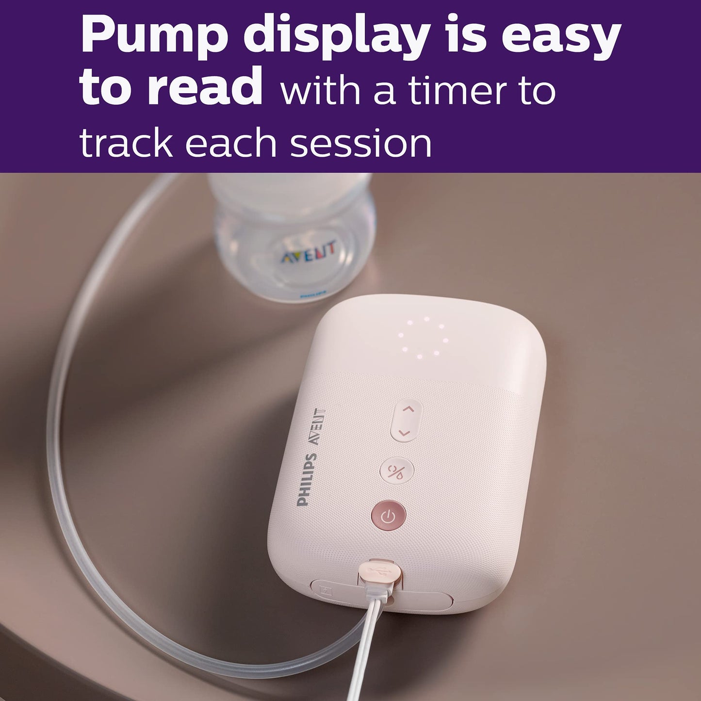 Philips Avent Double Electric Breast Pump - Electric Breast Pump, Hospital Strength, with Travel Bag and Pouch, SCF393/82