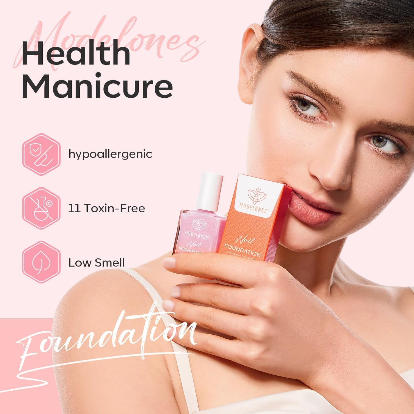 Modelones Nagelprimer, 2PCS Professioneller Naturnagel Prep Dehydrate & Bond Primer, Überlegene Haftung für Gel-Nagellack 15ml