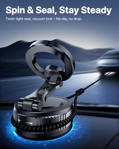 Miracase Car Phone Mount, [Upgraded Strong Military Grade Suction Cup] Long Arm Phone Holder for Car Dashboard Windshield Vent, Hands Free Cell Phone Holder Compatible with All Mobile Phones