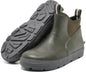 Men's Deck Boots, Waterproof Ankle Rain Boots with Anti-Slip Traction, Rubber Garden & Fishing Boots for Boating, Camping, Farming & Outdoor Work