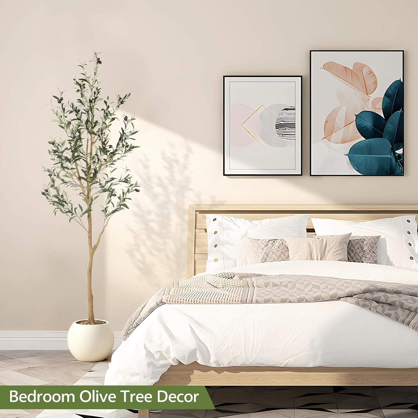 Elevate Your Space with a Lifelike Artificial Olive Tree