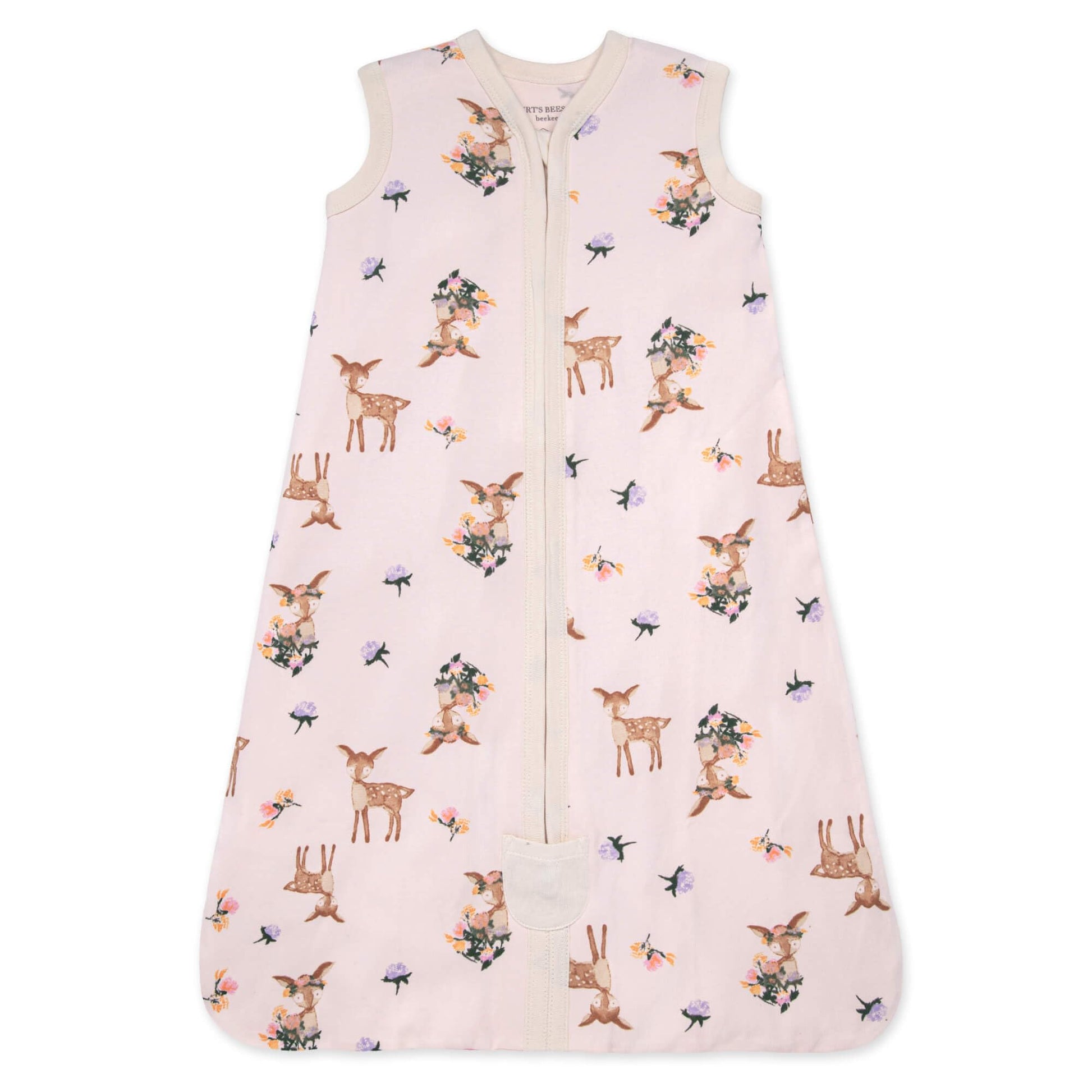 Burt's Bees Baby Infant Wearable Blanket, Organic Cotton Unisex Beekeeper - Light Weight 0.5 TOG or Medium Weight 1.5 TOG