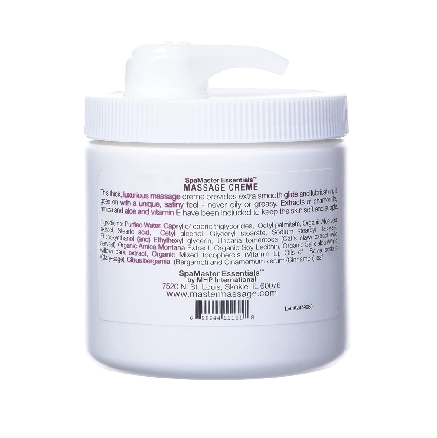 Master Massage Spamaster Unscented 16 Oz Massage Cream X10