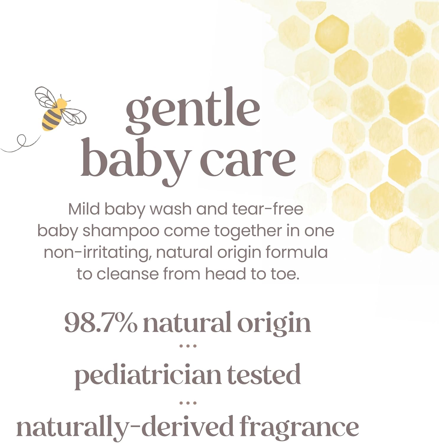 Burt's Bees Baby Shampoo & Wash, Tear Free Soap, Baby Care, Original,12 Ounce (Pack of 3)