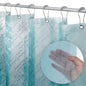 LiBa PEVA 8G Bathroom Shower Curtain Liner, 72" W x 72" H, Frosted, 8G Heavy Duty Waterproof Shower Curtain Liner