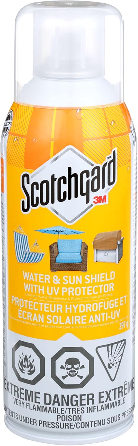 Scotchgard Water And Sun Shield with UV Protector, 297 Grams, UV and Water Repellent Spray