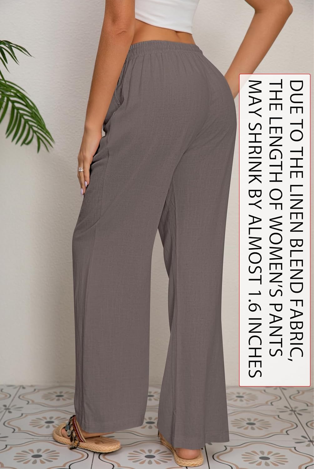 AISEW Women's Cotton Linen Palazzo Pants: The Ultimate Comfort Wear