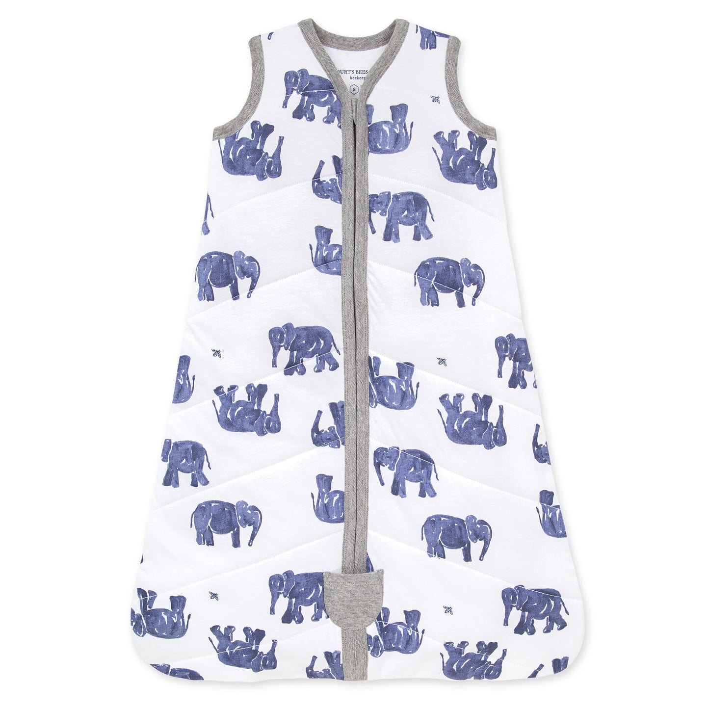 Burt's Bees Baby Infant Wearable Blanket, Organic Cotton Unisex Beekeeper - Light Weight 0.5 TOG or Medium Weight 1.5 TOG