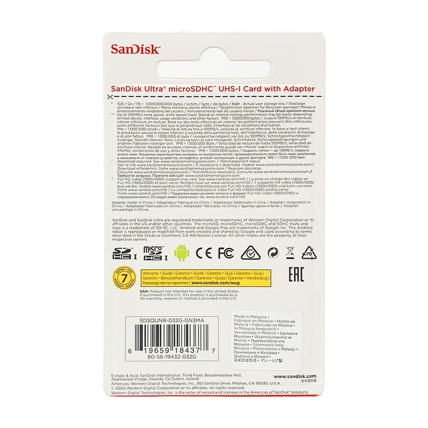 "Made for Amazon" SanDisk 128 GB micro SD Speicherkarte für Fire Tablets und Fire TV