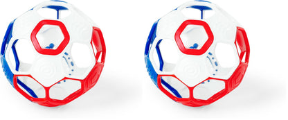 Bright Starts Oball Easy Grasp Classic Ball BPA-Free Infant Toy in Red, Yellow, Green, Blue, Age Newborn and up, 4 Inches
