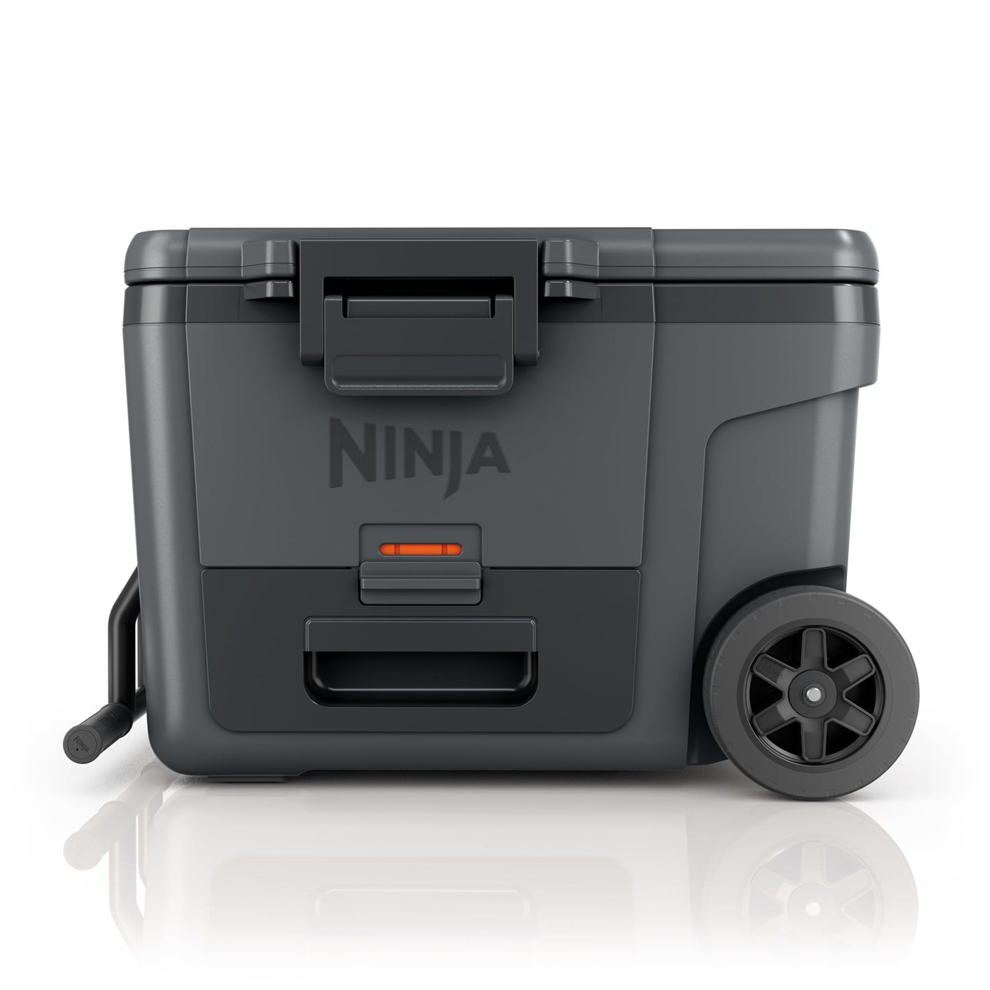 Ninja FrostVault 45QT Cooler with Wheels | Insulated with Temp Dry Storage Drawer | Keeps Ice Cold for Days | for The Beach, Camping, Picnics & More | Halocline Green | FB245TL