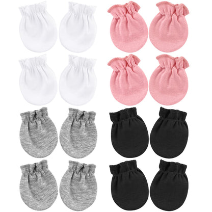 8 Pairs: White, Light Gray, Pink, Black