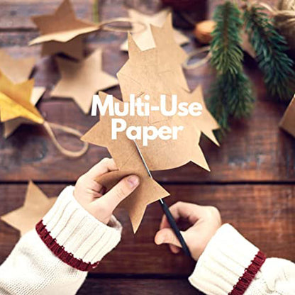 Shinok Braunes Kraftpapier auf Rolle – 38,1 cm x 10 m (400") Braunes Packpapier zum Umziehen, kleine Bastelpapierrolle zum Einpacken von Geschenken, Kunst, Weihnachten
