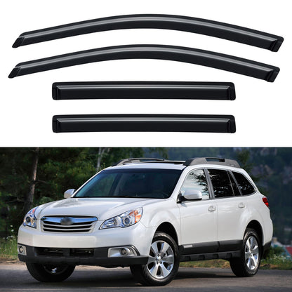 Window Visors Rain Guards for 2015-2026 Ford F150 SuperCrew & 2017-2026 F-150 Raptor F250 F350 F450 F550 Super Duty Crew Cab, Out-Channel Window Vent Deflectors Visors Shades Protectors
