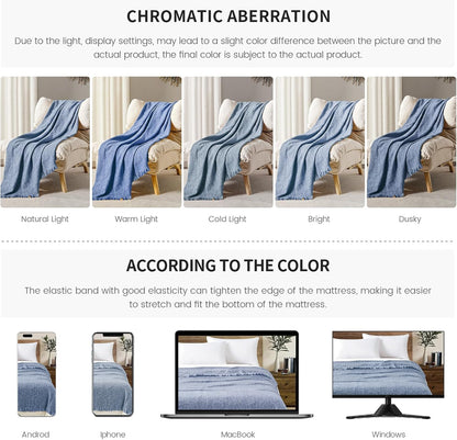 Cozy Up with the BOURINA Faux Cashmere Fringe Throw Blanket