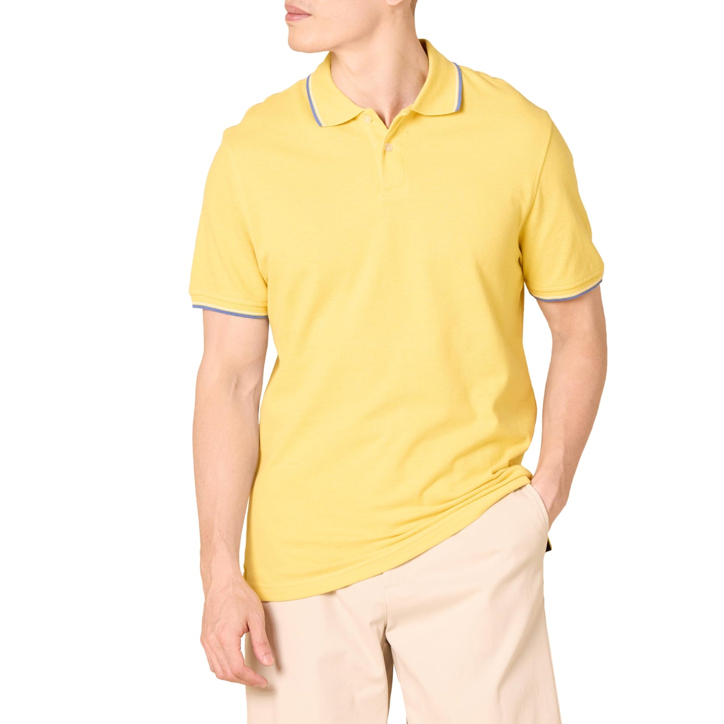 Amazon Essentials Mens Slim-Fit Cotton Pique Polo Shirt
