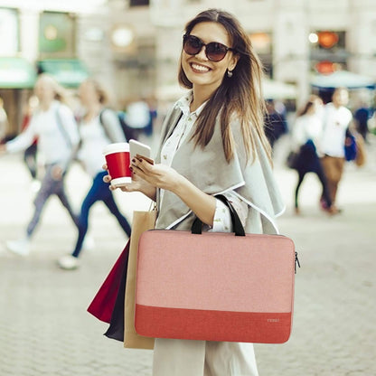 Funda para portátil Ytonet, bolsa para portátil TSA de 15.6 pulgadas, funda para portátil resistente al agua, bolsa de transporte para ordenador compatible con portátiles Lenovo, HP, Dell, Asus, regalos para hombres y mujeres, gris