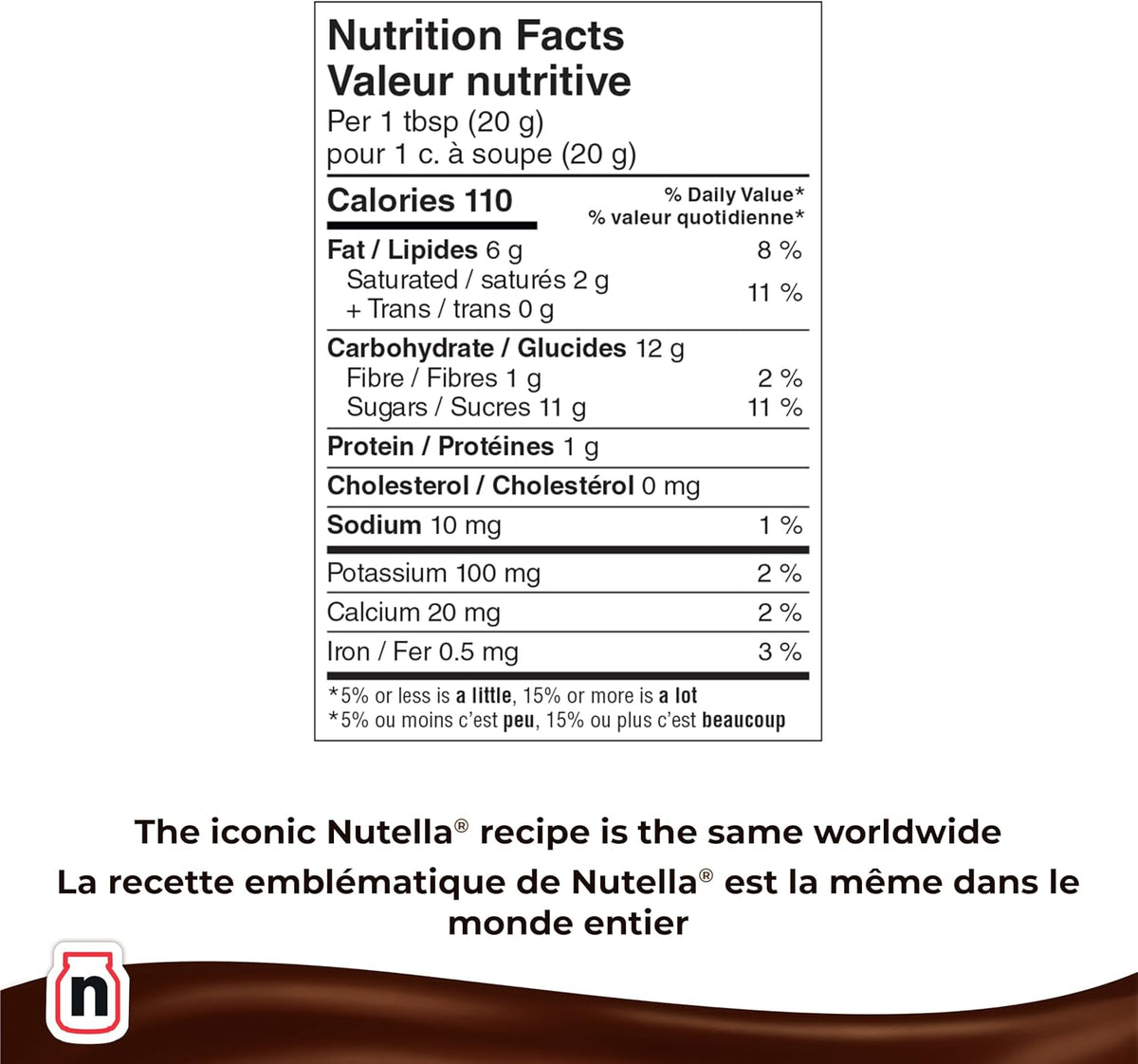 NUTELLA Hazelnut Spread with Cocoa for Breakfast; Bulk 1 Kilogram Jar (Pack of 2)