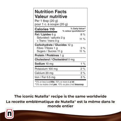 Nutella Haselnusscreme, 1 kg/35,3 oz., {aus Kanada importiert}