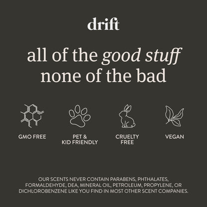 Drift Car Air Freshener - The Original Wood Air Freshener - Car Odor Eliminator - Long Lasting Scent - Metal Clip - Essential Oils - Clean Ingredients - Teak Scent 3 Pack Refill - NO CLIP INCLUDED