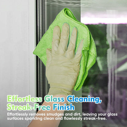 HOMEXCEL Microfiber Cleaning Cloth 12 Pack, 12.5 x 12.5 inch Microfiber Towels for Cars, Ultra Absorbent Car Washing Cloth, Lint Free Streak Free Cleaning Rags for Car, Kitchen, and Window (Grey)