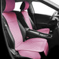 Elantrip 2PCs Front Car Seat Covers Leather Water Proof Seat Protector Universal fit for Most Cars SUVs and Trucks Black