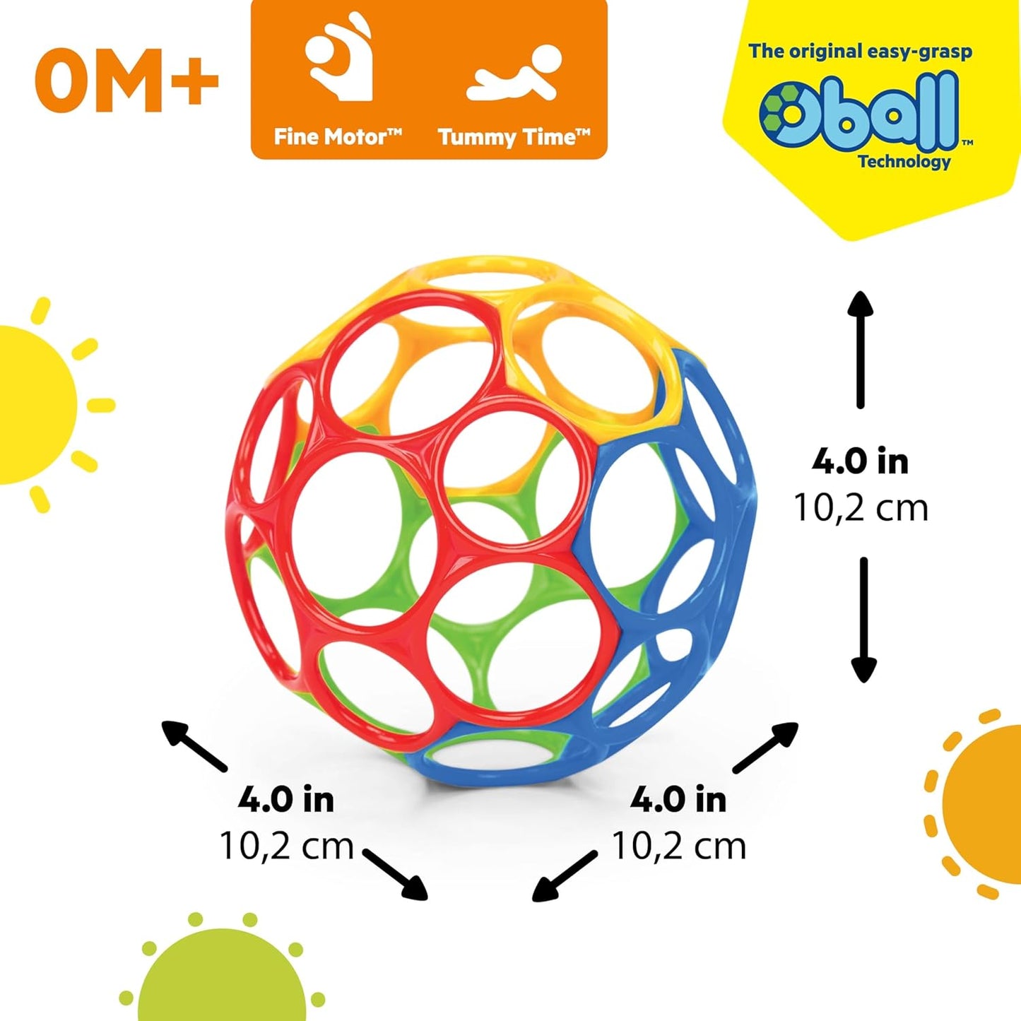 Bright Starts Oball Easy Grasp Classic Ball Review: A Timeless Infant Toy