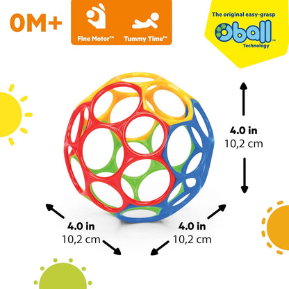 Bright Starts Oball Easy Grasp Classic Ball Review: A Timeless Infant Toy