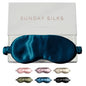 SUNDAYSILKS™ Exclusive Mulberry Silk Sleep Mask | Soft Eye Covers, Blackout Sleeping Mask for Women & Men | Silk Eye Mask for Sleep, Travel, and Relaxation | Antifaz para Dormir [Nude Champagne]