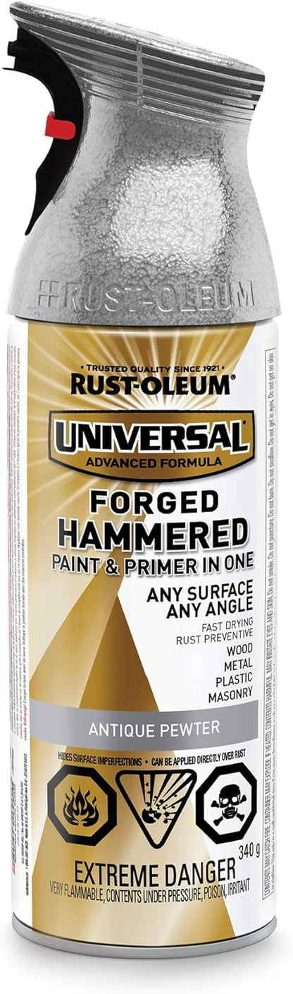 Hammered Finish Antique Pewter