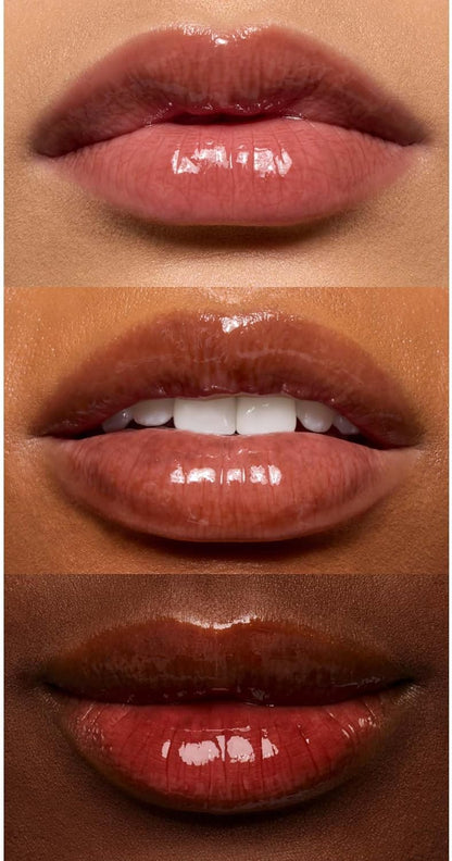 e.l.f. Glow Reviver Lip Oil, Pflegendes getöntes Lippenöl für ein hochglänzendes Finish, angereichert mit Jojobaöl, vegan & tierversuchsfrei, Rose Envy