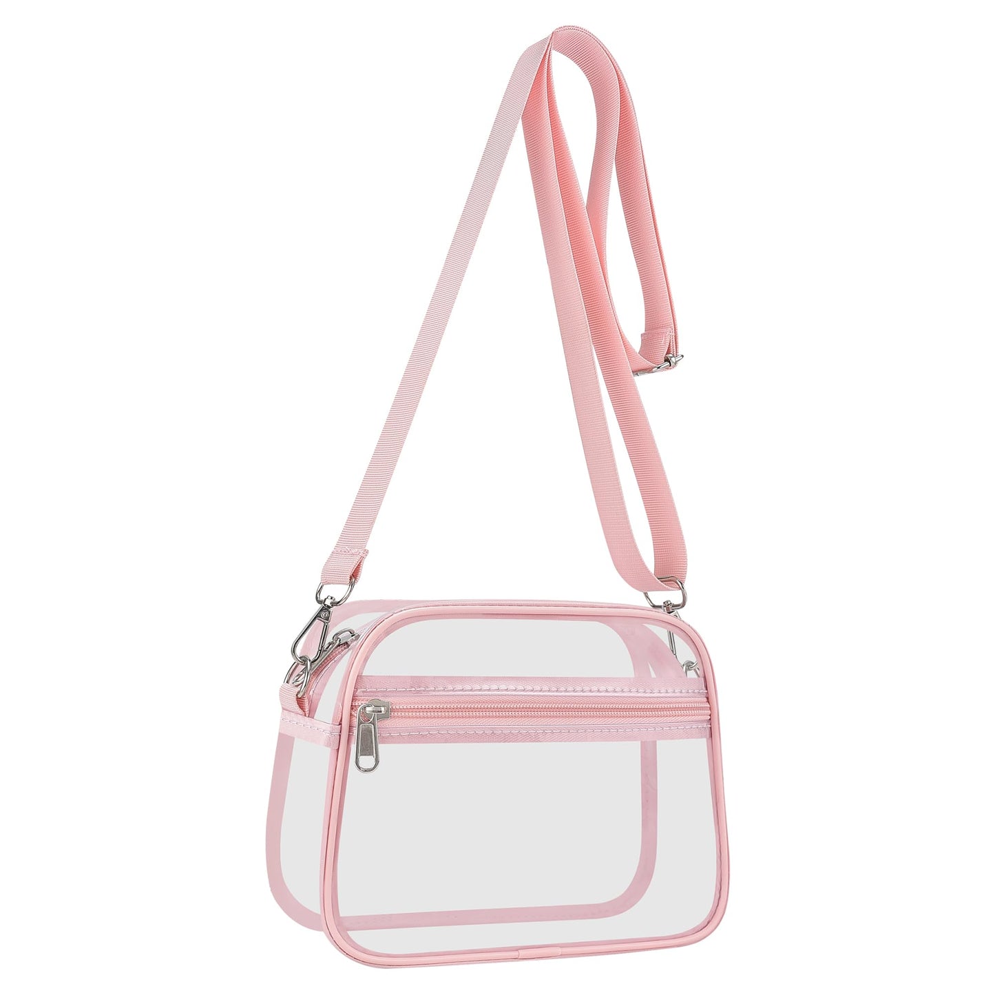 Clear Bag for Stadium Events Clear Sports Fan Handbags Purses with Adjustbale Strap for Concerts Festivals Game Day