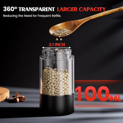 Effortless Seasoning: The ioion Electric Salt and Pepper Grinder Set