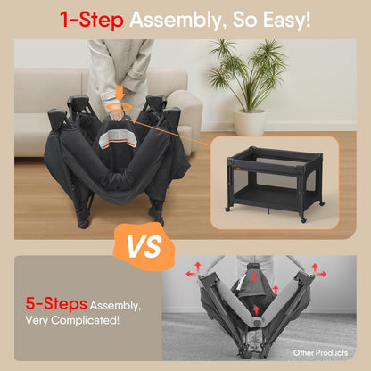 TinyGlow 4-in-1 Baby Bassinet: A Game-Changer for New Parents