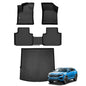 GINOWY-Floor Mats for Toyota 4Runner 1996-2002,1st+2nd Row,TPE All Weather Car Mats Custom Fit Rubber Floor Liners Car Accessories for Toyota 4Runner