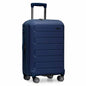 Traveler's Choice Pagosa Hardshell Expandable Luggage with Spinner Wheels, Slate Blue, 3-Piece Set (22/27/30)