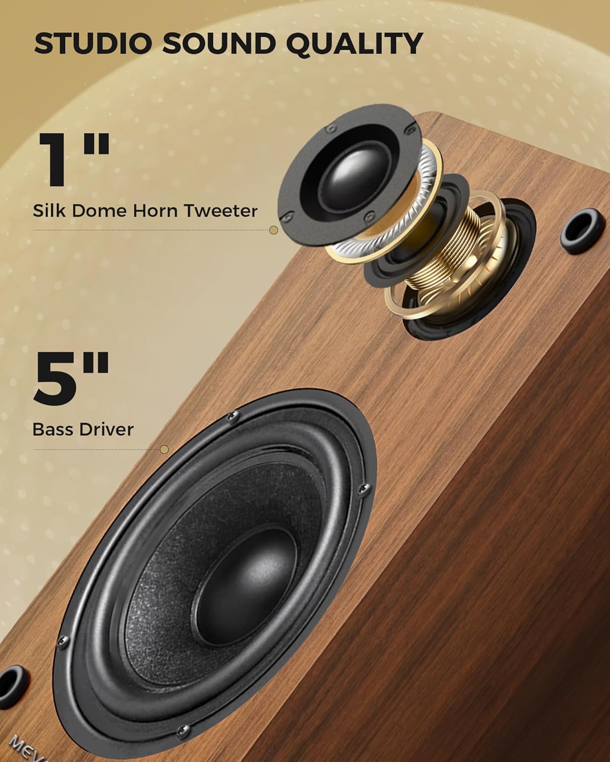 Upgrade Your Sound: MEVOSTO Active Bookshelf Speakers Review