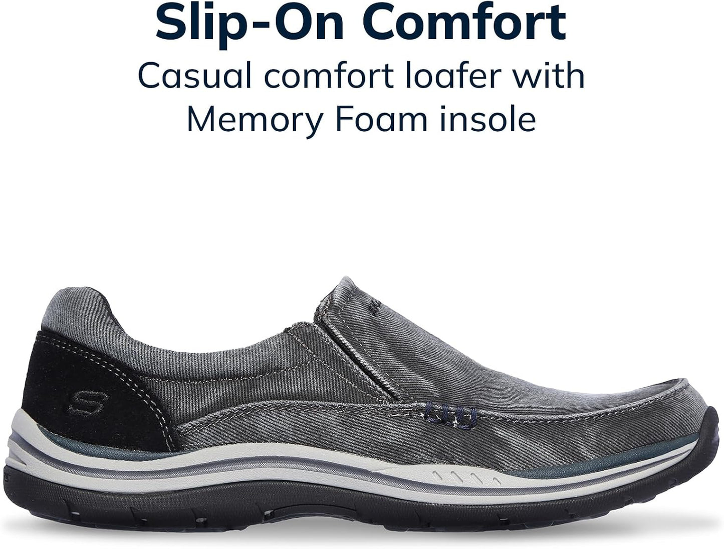 Skechers Mens Expected - Avillo Relaxed Fit Slip on Loafers