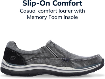 Skechers Mens Expected - Avillo Relaxed Fit Slip on Loafers