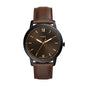 Fossil Men's Minimalist Quartz Stainless Steel Three-Hand Watch for Men